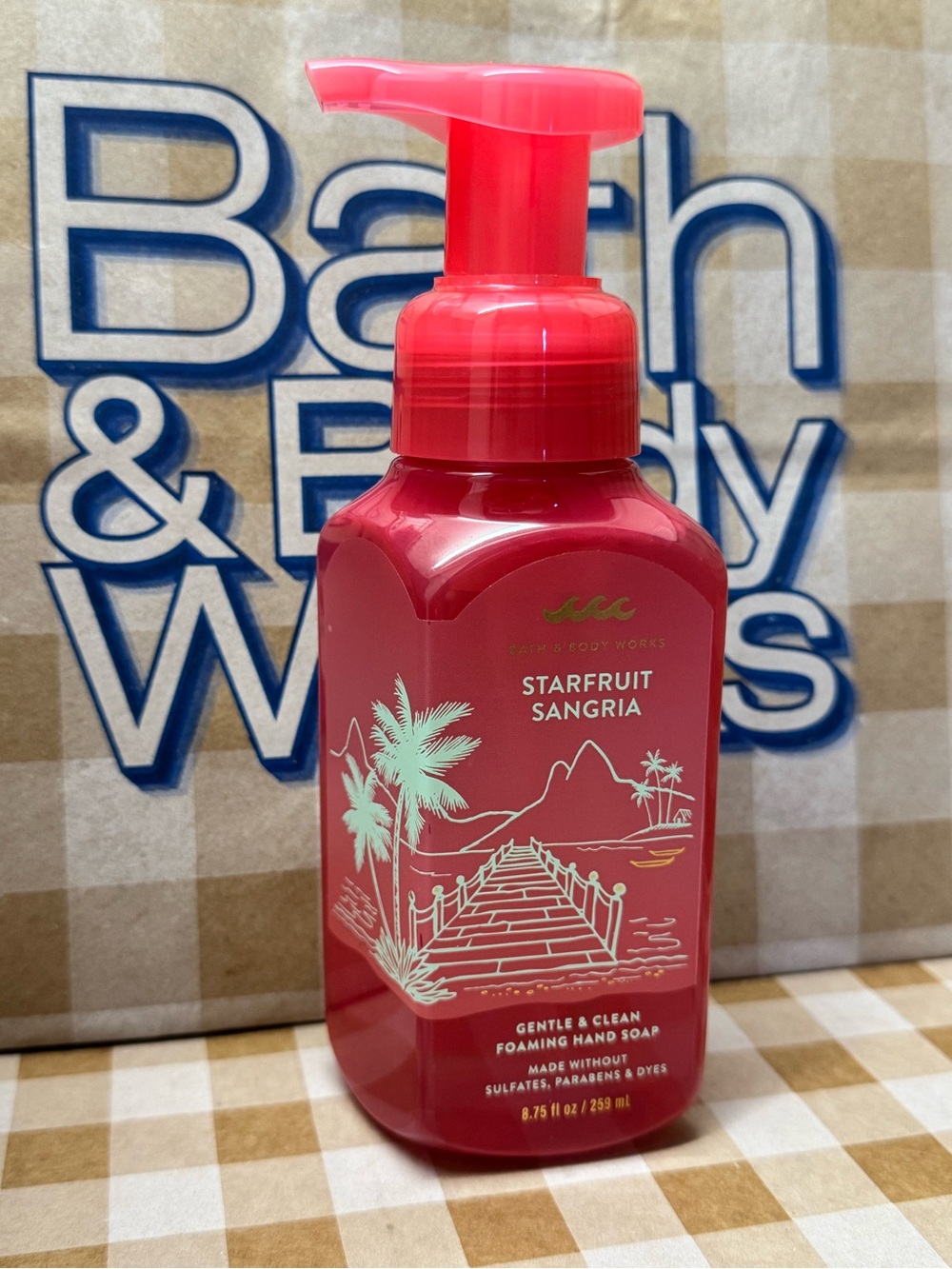 NEW B&BW Starfruit Sangria Foaming Hand Soap 8.75 fl oz
